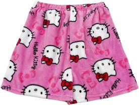 Shorts de pijama Kunsecsh Anime Cartoon Flannel para mulheres/meninas Shorts de pijama Kunsecsh Anime Cartoon Flannel para mulheres/meninas