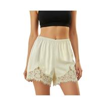 Shorts De Pijama Micro Mini Em Seda Satin Com Renda Para Mulheres, Cintura Baixa, Estilo Y2K