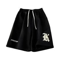 Shorts De Praia Casuais Estilo Samurai Japonês Com Estampa Gótica, Tamanho 8XL, Soltos E Oversized Shorts De Praia Casuais Estilo Samurai Japonês Com Estampa Gótica, Tamanho 8XL, Soltos E Oversized