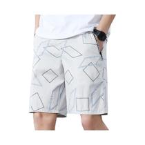 Shorts De Praia Masculinos 6XL De Secagem Rápida Com Estampa Casual Para Esportes
