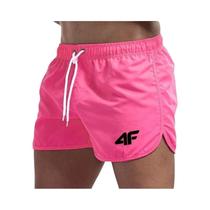 Shorts De Praia Masculinos De Secagem Rápida Para Natação E Surf, Calças Casuais De Verão Com Cordão