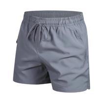 Shorts De Praia Masculinos De Verão Em Cor Sólida Com Cintura Elástica E Dois Bolsos, Moda Casual E Shorts De Praia Masculinos De Verão Em Cor Sólida Com Cintura Elástica E Dois Bolsos, Moda Casual E