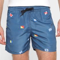 Shorts De Praia Wall Bandeiras Masculino