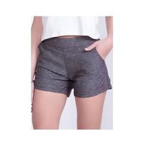 Shorts de Sarja Feminino Walk Cintura Alta Bordô Mescla 5186A - O'Neill