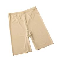 Shorts De Segurança Femininos plus Size De Cintura Alta Sem Costura Em Seda Gelada, Finos,