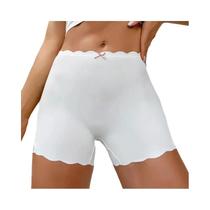 Shorts De Segurança Femininos Sensuais Com Renda, Sem Costura, Respiráveis, De Seda Gelada, Para
