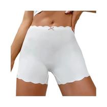 Shorts De Segurança Femininos Sensuais Com Renda, Sem Costura, Respiráveis, De Seda Gelada, Para