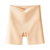 Shorts De Segurança Sem Costura De Cintura Alta plus Size Para Mulheres, Verão, Anti-Fricção,