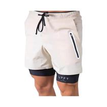 Shorts de Treinamento Fitness Masculino - Dupla Camada, Elástico e Muscular