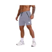 Shorts de treinamento respiráveis masculinos, shorts de fitness de secagem rápida