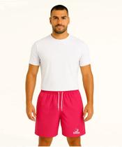Shorts de Treino Bermuda Masculino Esportivo - Pink Corrida Academia Shorts de Treino Bermuda Masculino Esportivo - Pink Corrida Academia