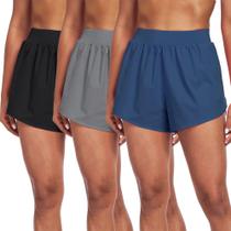 Shorts de treino CADMUS 2 em 1 para ginástica esportiva feminina
