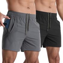 Shorts de Treino Lempue 5 Polegadas Secagem Rápida com Bolsos