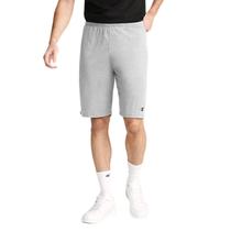 Shorts de treino masculinos Champion Oxford Grey 23 cm, bolsos XL