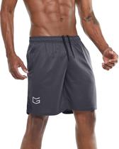 Shorts de treino para corrida G Gradual masculinos, 7 com bolsos com zíper