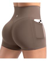 Shorts de treino para motociclistas ENERBLOOM femininos de cintura alta Shorts de treino para motociclistas ENERBLOOM femininos de cintura alta