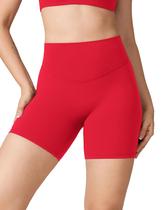 Shorts de treino para motociclistas UNISSU Hugcurve High Wisted Aurora Red