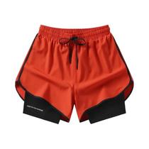 Shorts De Treino Unissex De Secagem Rápida Com Três Bolsos Para Corrida, Esportes De Verão E Fitness