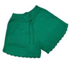 Shorts De Tricô Feminino Modal Com Bolso Moda Verão Shorts De Tricô Feminino Modal Com Bolso Moda Verão