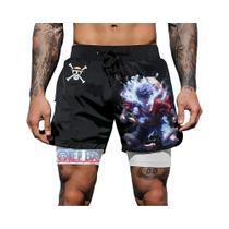 Shorts De Verão Para Homens E Mulheres, Dupla Camada, Estilo Casual, Calças De Treinamento