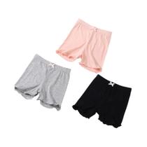 Shorts De Verão Para Meninas Com Laço, Pacote Com 3, Roupa De Segurança Para Crianças, Roupas Fofas