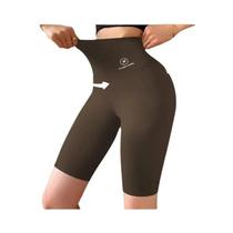 Shorts de Yoga Cintura Alta Push Up - M ao XL - Fitness, Ciclismo e Ginástica
