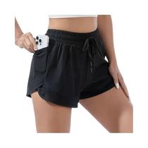 Shorts de Yoga e Fitness para Mulheres - Secagem Rápida e Elástico