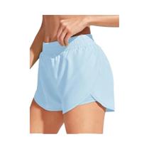 Shorts De Yoga Elásticos Femininos Para Fitness, Corrida E Treino, Leggings Para Academia