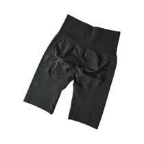 Shorts de Yoga Feminino Cintura Alta - Sem Costura, Controle de Barriga e Respirável