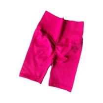 Shorts de Yoga Feminino Cintura Alta - Sem Costura, Controle de Barriga e Respirável