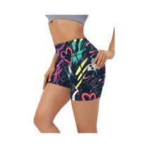 Shorts De Yoga Femininos De Cintura Alta Com Secagem Rápida E Bolsos, À Prova De Agachamento, Para