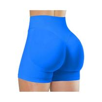 Shorts De Yoga Femininos De Cintura Alta Em Cor Sólida, Moda De Verão, Sexy, Para Corrida E Fitness