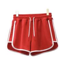 Shorts De Yoga Femininos De Verão, Cintura Média, Casuais, Soltos, De Perna Larga, Respiráveis, Para