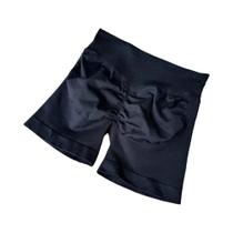 Shorts De Yoga Femininos Sem Costura Com Cós Canelado, Efeito Empina Bumbum E Flexível Para Treino,
