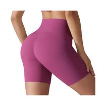 Shorts De Yoga Respiráveis De Cintura Alta Para Mulheres, Leggings Esportivas Para Verão, Fitness,