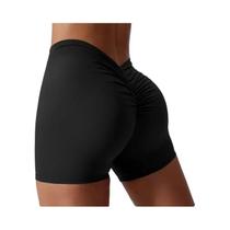 Shorts De Yoga Sexy Para Mulheres Com Stretch, Levantamento De Quadris E Aperto Abdominal Para