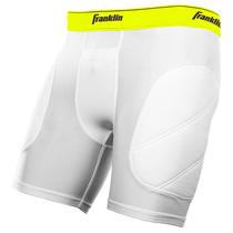 Shorts deslizantes Franklin Sports Standard Youth White Large Shorts deslizantes Franklin Sports Standard Youth White Large