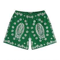 Shorts DIOTSR com estampa retrô para homens, basquete, verde, tamanho P Shorts DIOTSR com estampa retrô para homens, basquete, verde, tamanho P