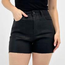 Shorts Doce Trama Jeans Resinado Feminino