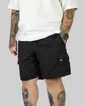 Shorts DR7 Street Cargo Tactel - Preta