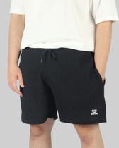 Shorts DR7 Street Waffle Logo - Preto