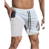 Shorts Dry Fit 2 Em 1 Masculino Térmico Compressão Corrida Shorts Dry Fit 2 Em 1 Masculino Térmico Compressão Corrida