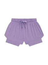 Shorts Duplo Enfim 1000090598 Feminino Active Tafetá T. P/GG Shorts Duplo Enfim 1000090598 Feminino Active Tafetá T. P/GG