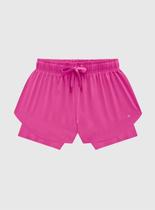Shorts Duplo Enfim 1000090598 Feminino Active Tafetá T. P/GG