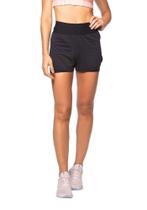 Shorts Duplo Ultracool Rolamoça - Preto