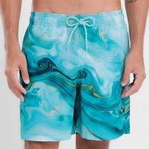 Shorts elastano estampado marble
