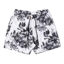 Shorts Elástico MCD Utility Hibiscus Branco