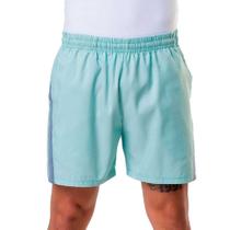 Shorts Elite Básico Fitness Microfibra Masculino - Verde e Grafite