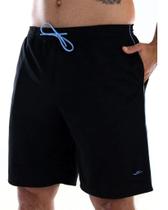 Shorts Elite Friuli Plus Size Masculino - Preto e Azul