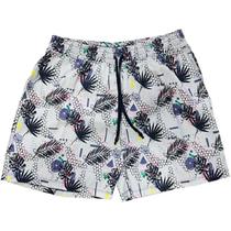 Shorts Elite Top Model Masculino - Gelo e Roxo